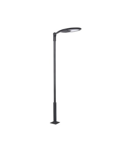 Poste de iluminação solar LED 2140lm Modelo Solis