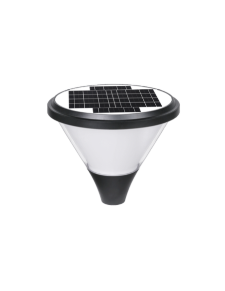 Poste de luz solar LED 1018 lm Modelo Aurora