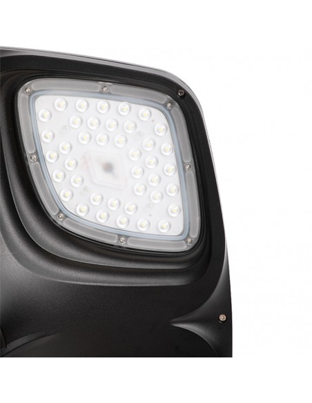 Poste de iluminação solar LED 2200lm Modelo Madison