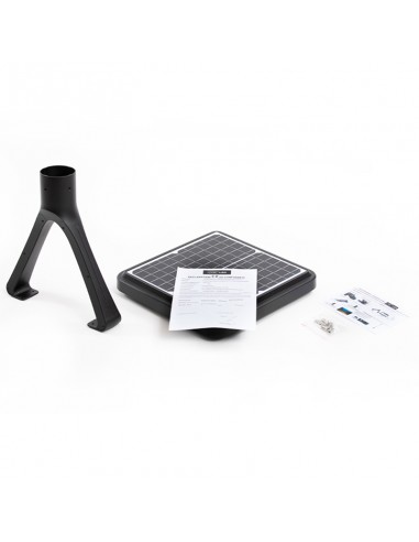 Poste de iluminação solar LED 1000lm modelo Rio