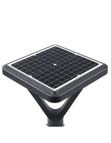 Poste de iluminação solar LED 1000lm modelo Rio