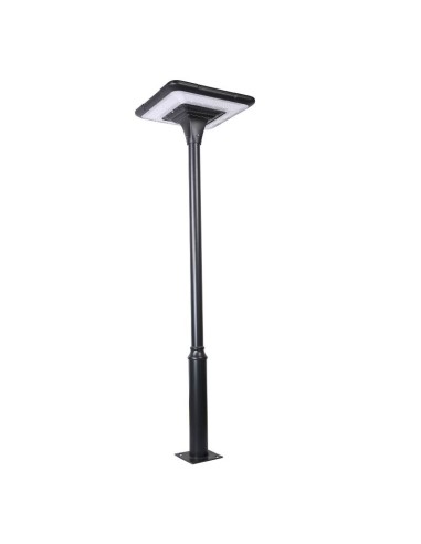 Lampadaire solaire vue en entier