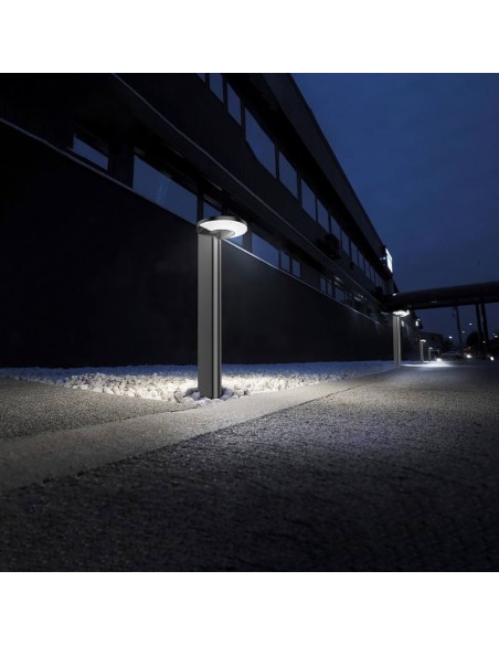 Potelet solaire en situation