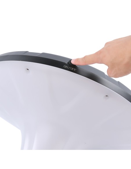 Bouton pour allumer le lampadaire solaire