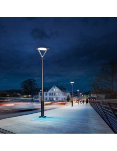 Poste de iluminação solar LED 1000lm modelo Rio 2