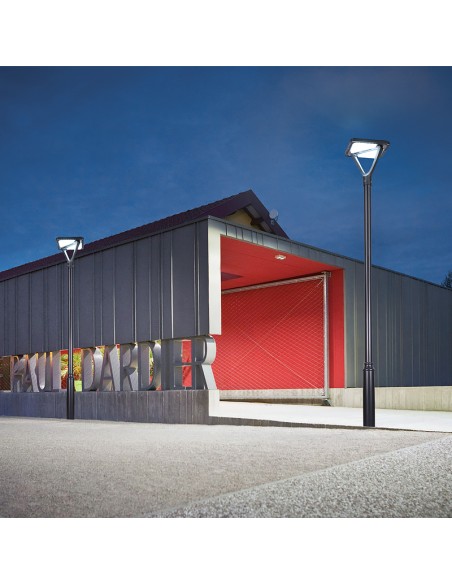 Poste de iluminação solar LED 1000lm modelo Rio