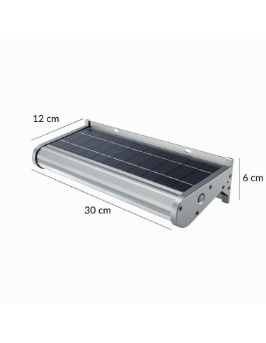 Barra Luminosa LED Solar 30CM 400 lm 6000K