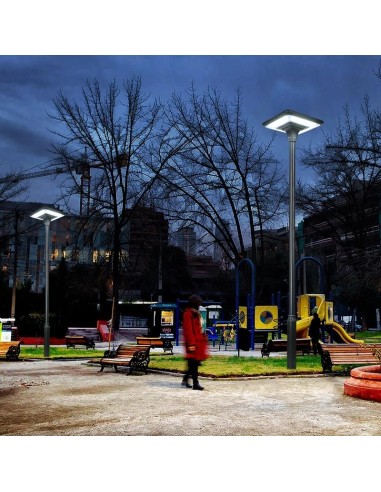 Lampadaire Solaire LED 3200lm Modèle Helios