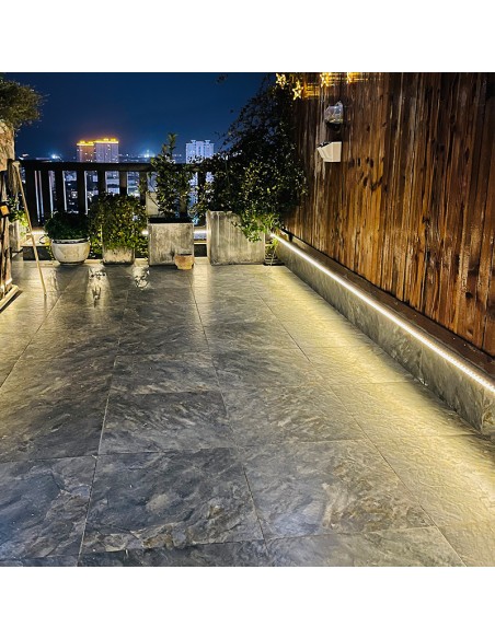 Solar Beaconing Yellow Light 10m