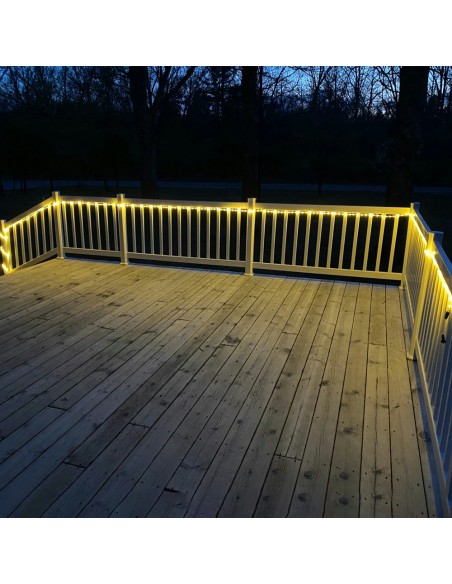 Solar Beaconing Yellow Light 10m