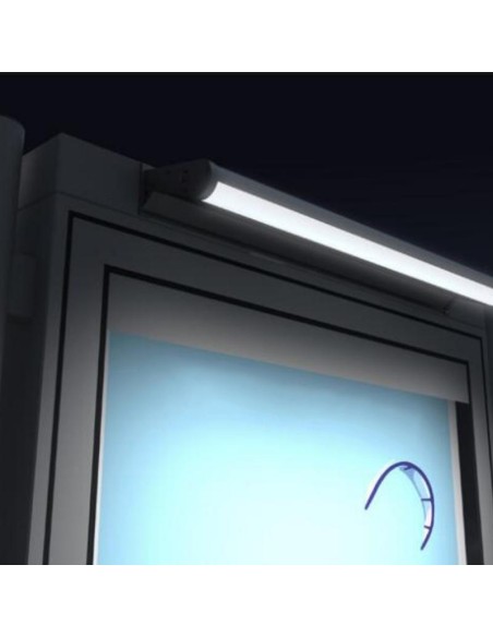 Rampe Lumineuse Solaire LED 60CM 1200lm 6000K