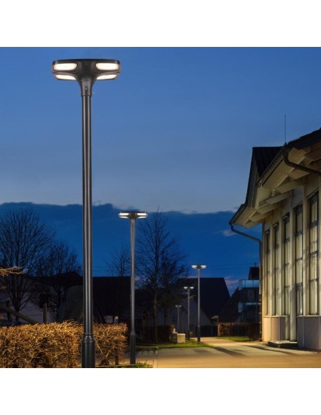 Lampadaire Solaire LED 2200lm Modèle Madison