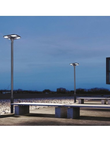Lampadaire Solaire LED 2200lm Modèle Madison