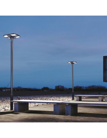 Lampadaire Solaire LED 2200lm Modèle Madison