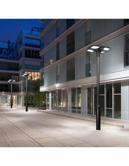 Lampadaire Solaire LED 2200lm Modèle Madison