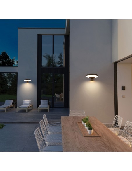 Arandela Solar de Parede 220 lm Modelo Vaneos