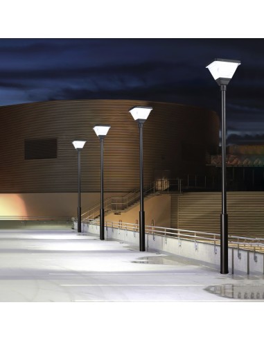 Poste de luz solar LED 778 lm Modelo São Paulo