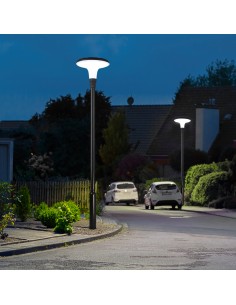Poste de iluminação solar LED 998 lm Modelo Zita 2