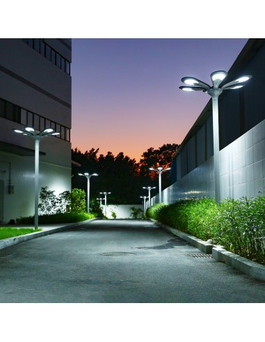 Poste de iluminação solar LED 2500lm Modelo...