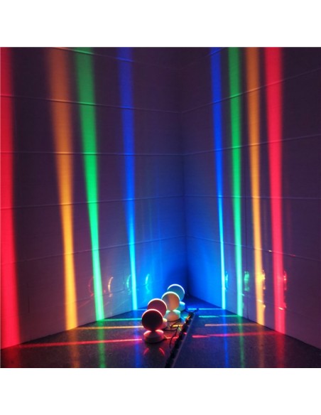 Arandela de Parede LED RGB Balizamento 360°