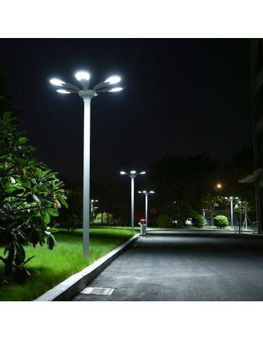 Poste de iluminação solar LED 3800 lm Modelo...