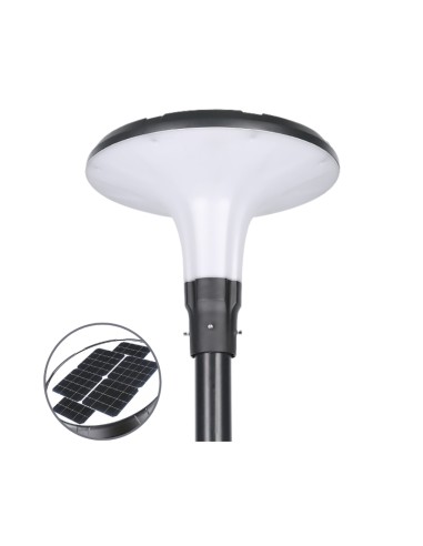 Poste de iluminação solar LED 998 lm Modelo Zita