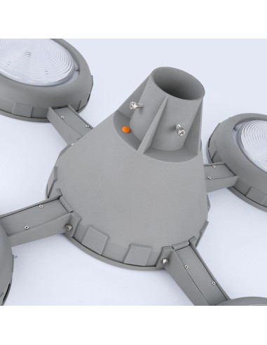 Poste de iluminação solar LED 790 lm Modelo...