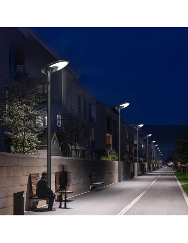 Lampadaire Solaire LED 3280lm Modèle Elegancia