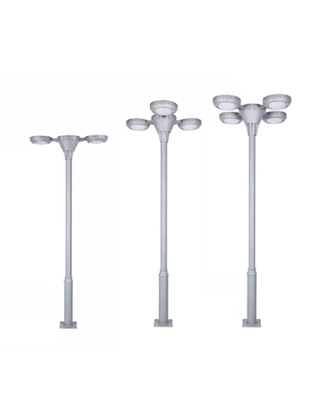 Poste de iluminação solar LED 790 lm Modelo Palaisia