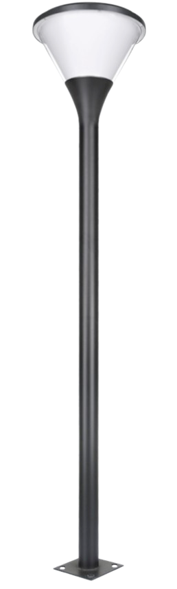 Lampadaire Solaire LED 1018lm Modèle Aurora