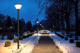 Lampadaire Solaire LED 1018lm Modèle Aurora