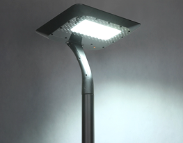 Lampadaire Solaire LED 5106lm Modèle Luxo