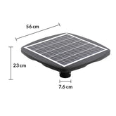 Lampadaire Solaire LED 2200lm Modèle Madison