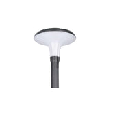 Lampadaire solaire vue de près