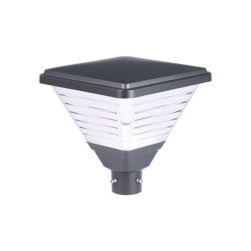 Lampadaire solaire vue de face