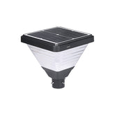 Lampadaire solaire vue du dessus