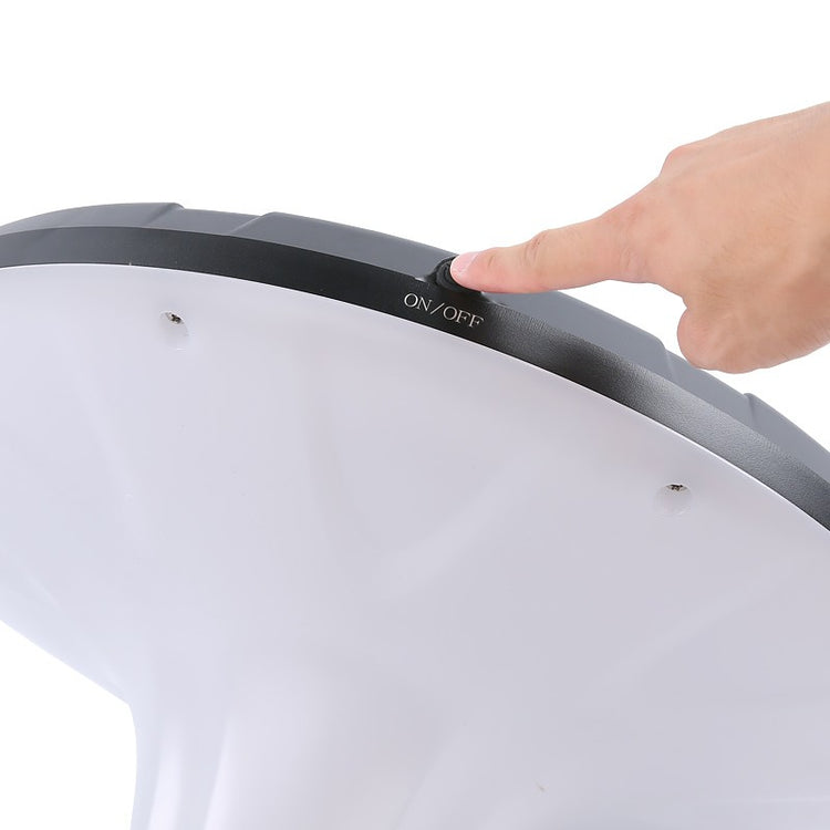 Bouton pour allumer le lampadaire solaire