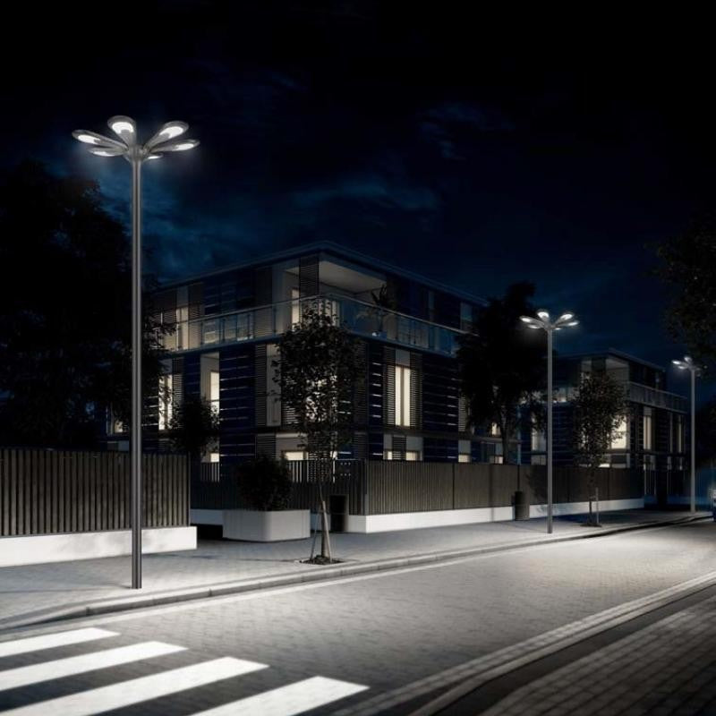 Lampadaire Solaire LED 2500lm Modèle Medusa 3