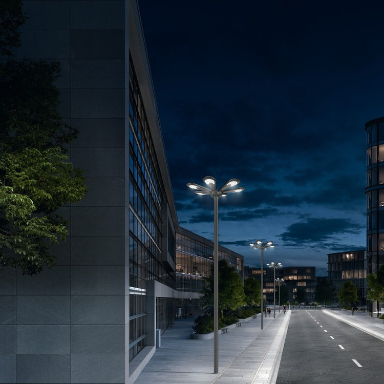 Lampadaire Solaire LED 2500lm Modèle Medusa 3