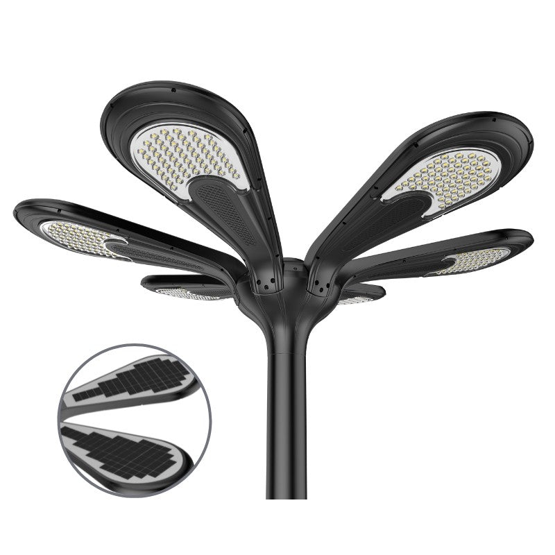 Lampadaire Solaire LED 3800lm Modèle Medusa 6